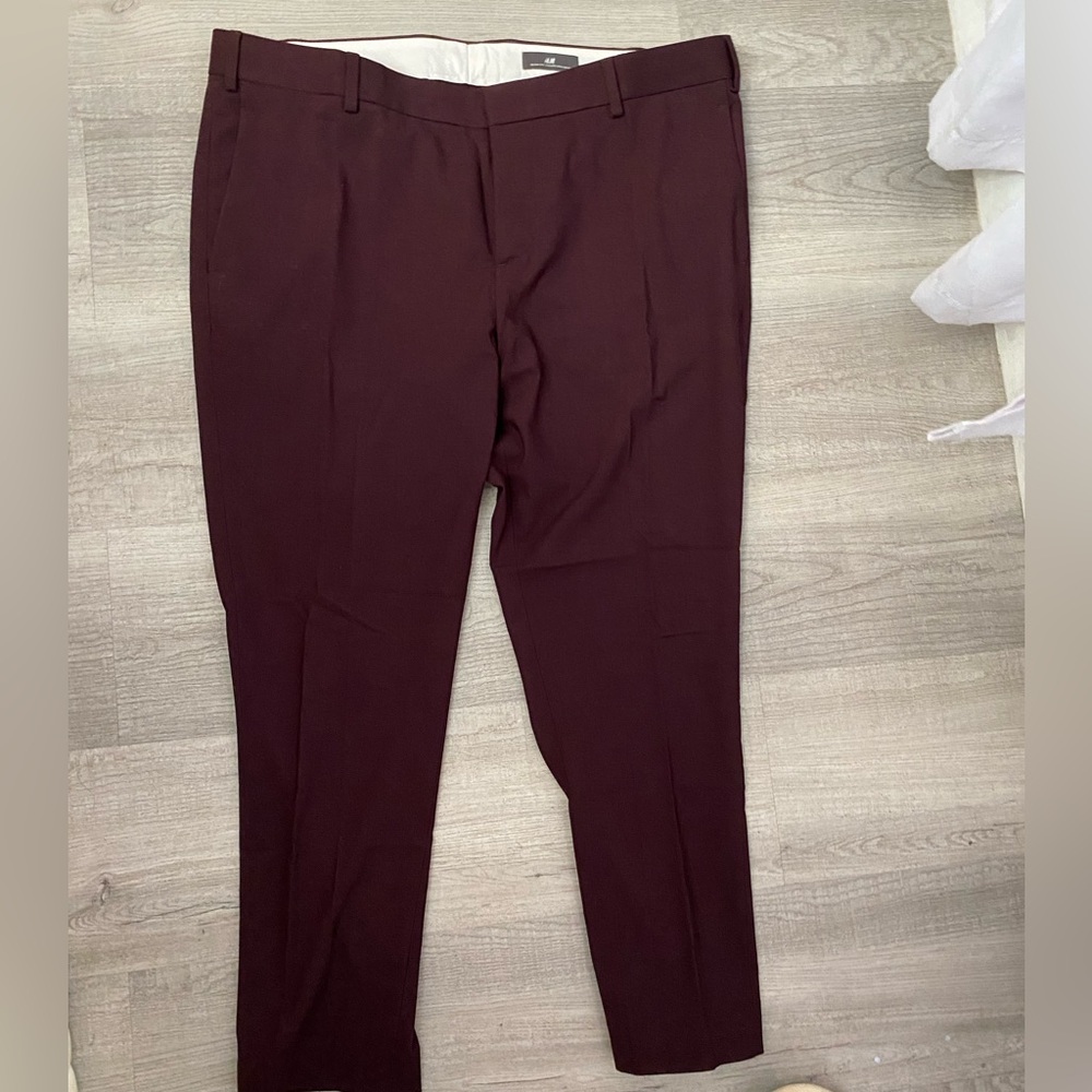 Skinny Fit Suit Pants